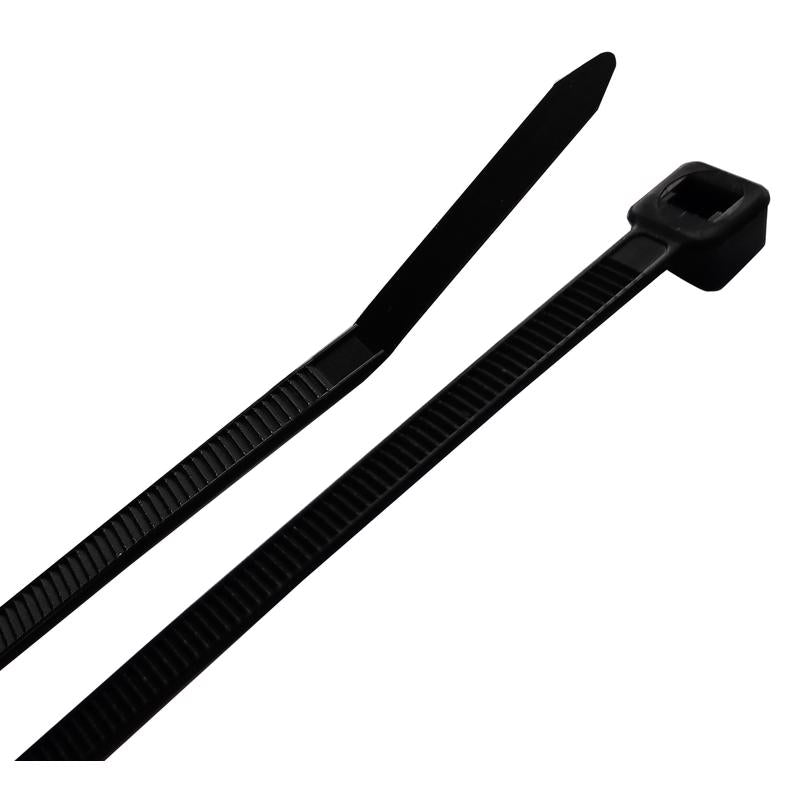STEEL GRIP - Steel Grip 14 in. L Black Cable Tie 8 pk