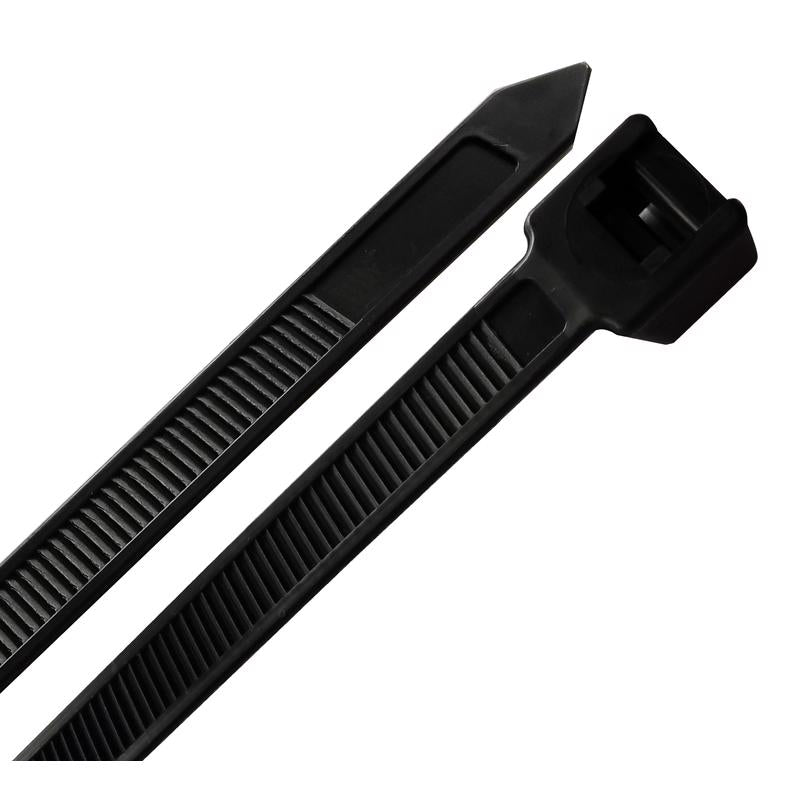 STEEL GRIP - Steel Grip 18 in. L Black Cable Tie 10 pk