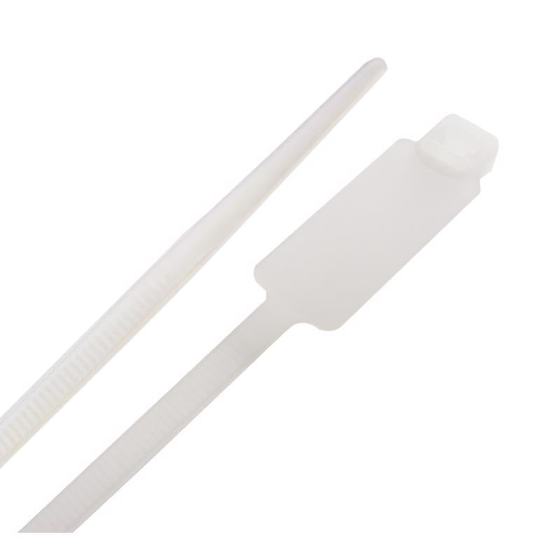 STEEL GRIP - Steel Grip 8 in. L White Cable Tie 25 pk [M-S-200-8-N25]