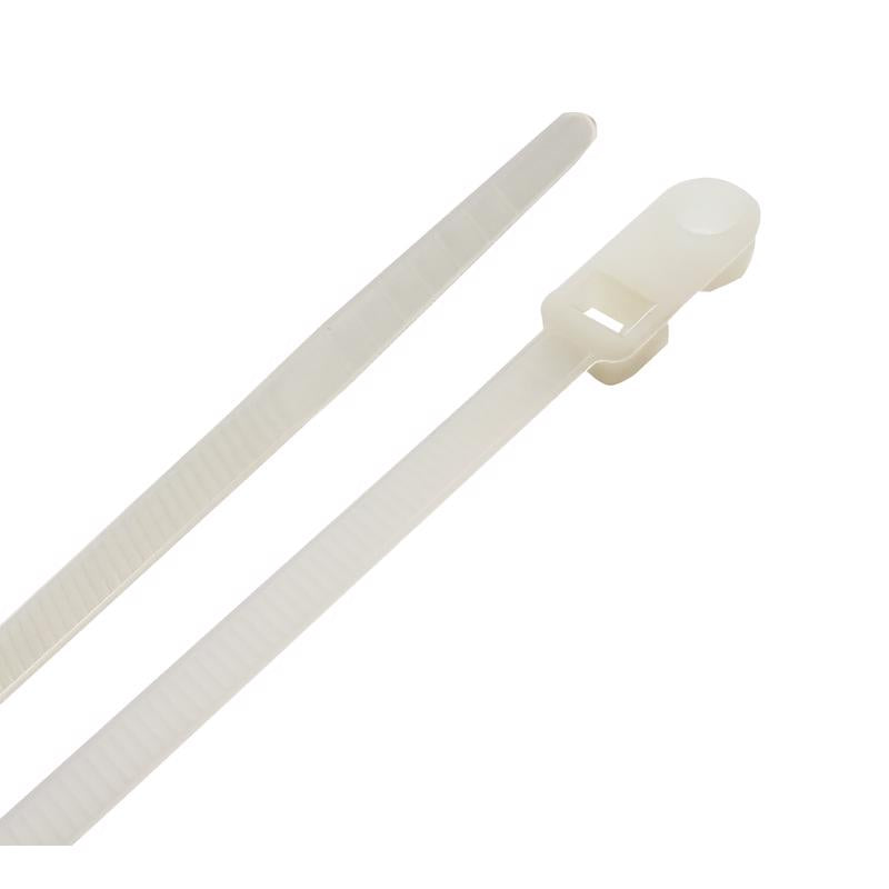 STEEL GRIP - Steel Grip 8 in. L White Cable Tie 100 pk [MT-S-200-8-NC]