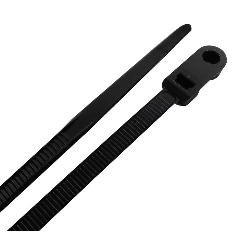 STEEL GRIP - Steel Grip 8 in. L Black Cable Tie 100 pk [MT-S-200-8-UVC]