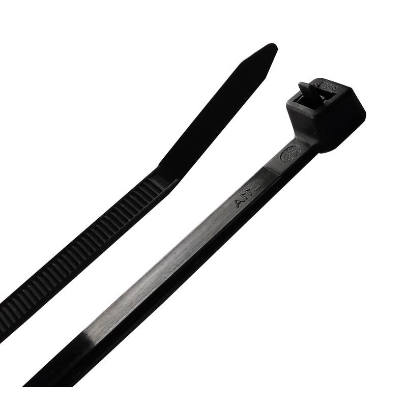 STEEL GRIP - Steel Grip 8 in. L Black Cable Tie 25 pk