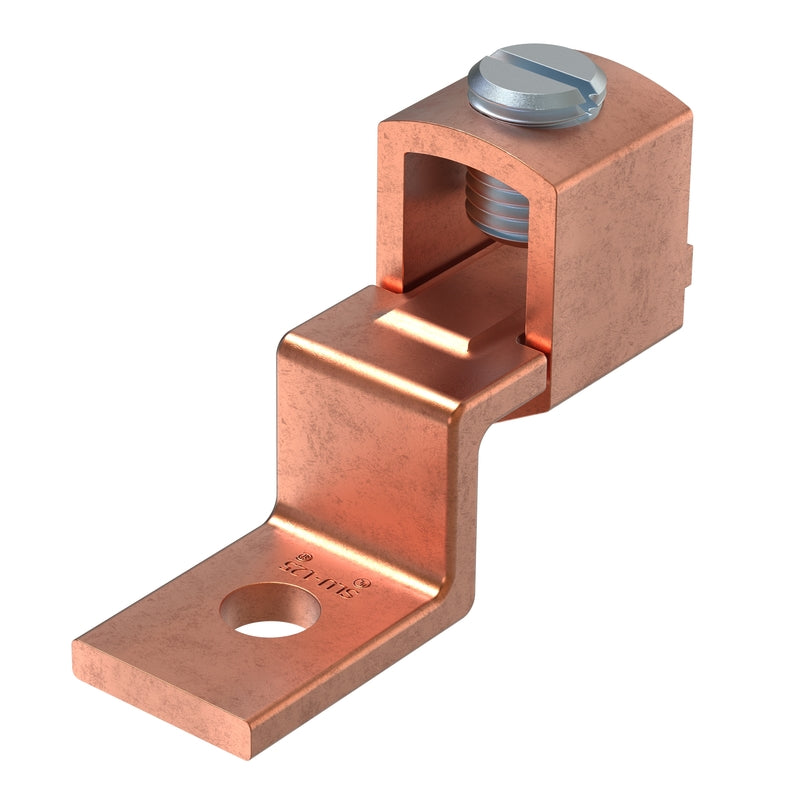 GARDNER BENDER - Gardner Bender 6-1/0 AWG Offset Terminal Lug Copper 2 pk