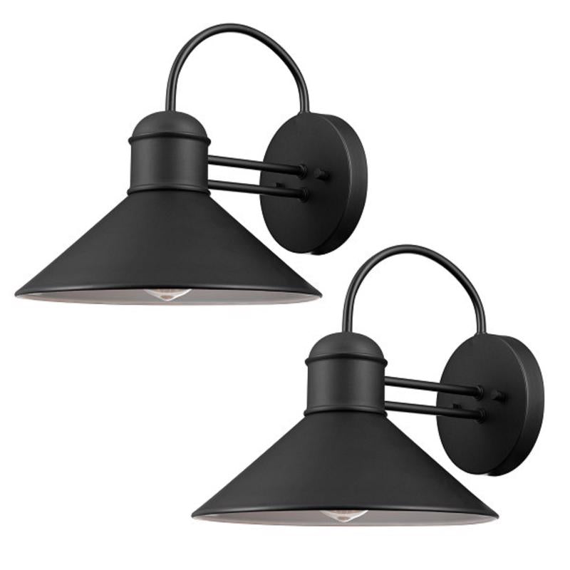 GLOBE ELECTRIC - Globe Electric Sebastien 1-Light Matte Black Wall Sconce