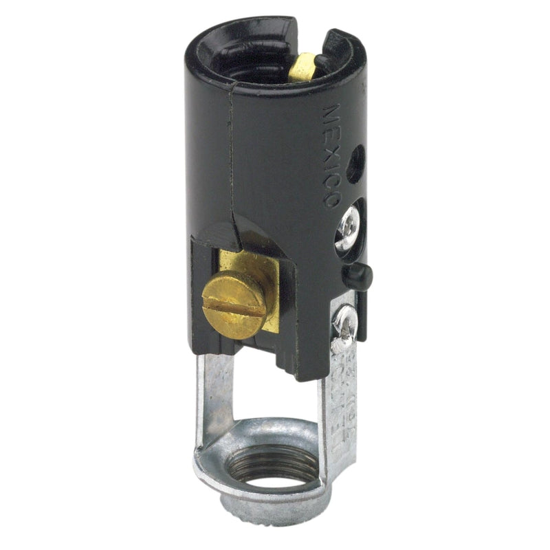 LEVITON - Leviton Phenolic Incandescent Candelabra Base Keyless Lampholder 1 pk