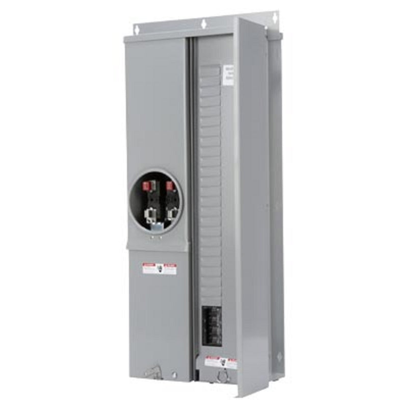 SIEMENS - Siemens 200 amps 120/240 V 24 space 42 circuits Flush Mount Meter Breaker Load Center