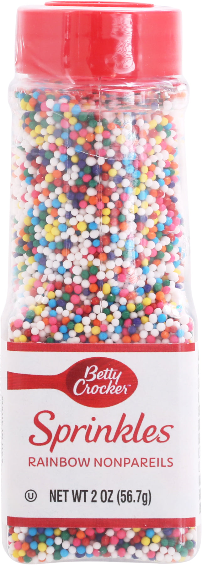 Betty Crocker Rainbow Nonpareils Sprinkles 2 oz - Case of 6