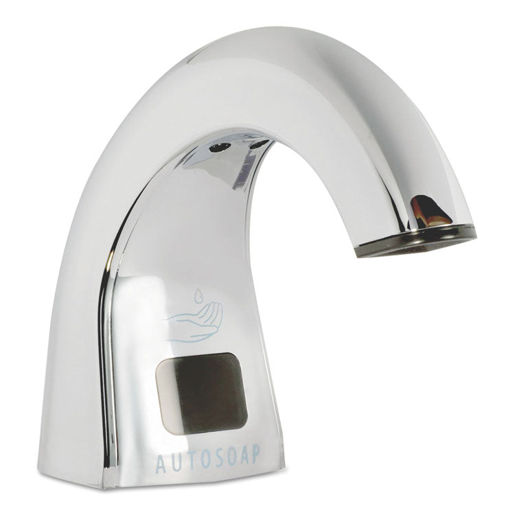 Rubbermaid Commercial - One Shot Soap Dispenser - Touch Free, Liquid, 1.9 x 5.5 x 4, Polished Chrome