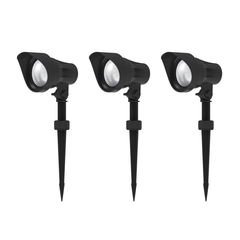 LIVING ACCENTS - Living Accents Black Low Voltage 12 W LED Pathway Light 3 pk