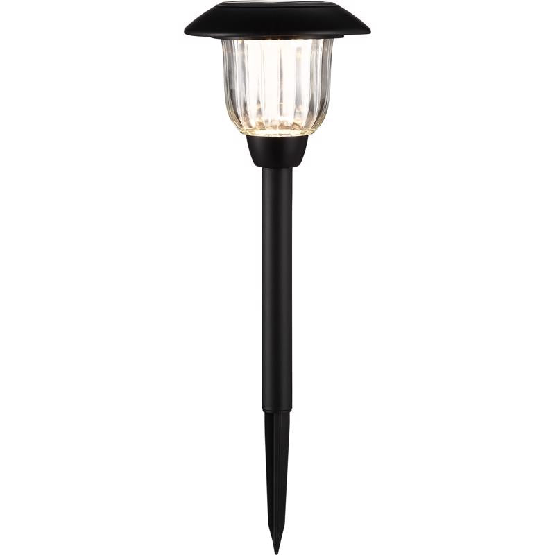 LIVING ACCENTS - Living Accents Black Solar Powered 0.2 W LED Pathway Light 1 pk - Case of 12