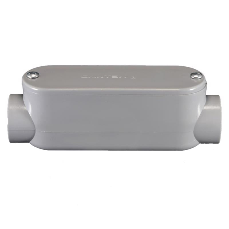 CANTEX - Cantex 1/2 in. D PVC Conduit Body For PVC 1 pk
