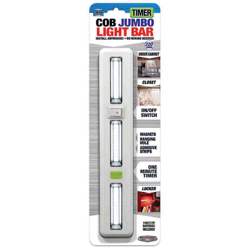 SHAWSHANK LEDZ - Shawshank LEDz 220 lm COB LED Hanging Hook Light Bar w/Timer