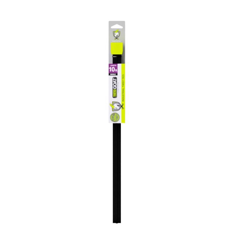 TWISTED GOAT - Twisted Goat 120 in. L Black Twist Ties 1 pk