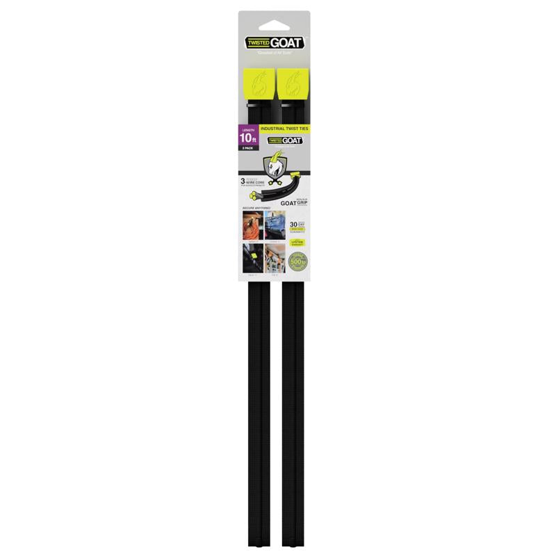 TWISTED GOAT - Twisted Goat 120 in. L Black Flexstrap 2 pk