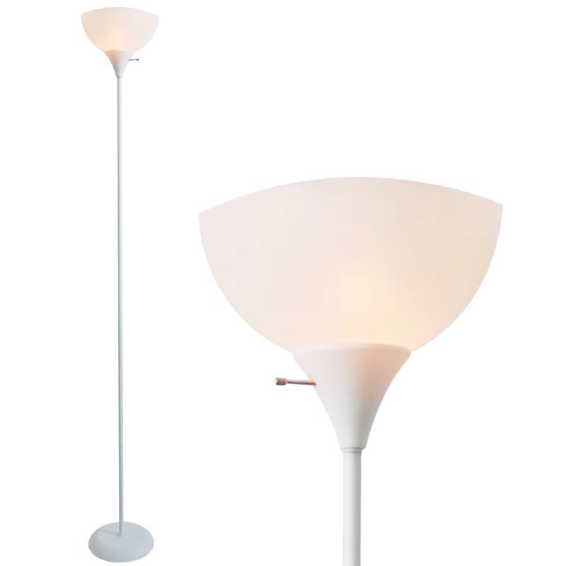 NEWHOUSE - Newhouse 71 in. Beige/White Floor Lamp