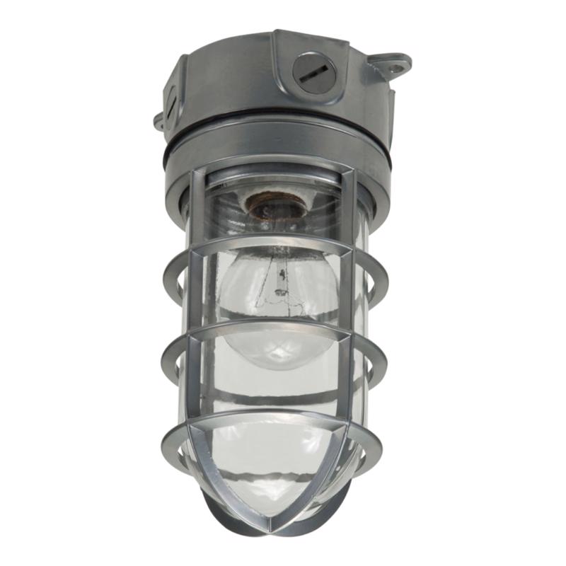 HALO - Halo Dusk to Dawn Hardwired Incandescent Gray Canopy Light