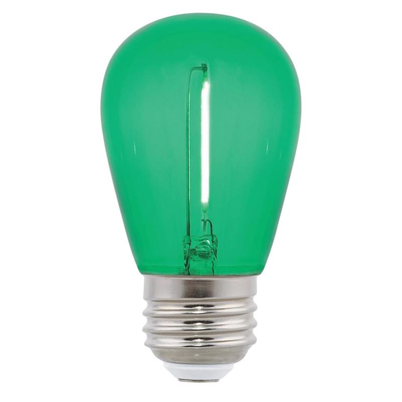 WESTINGHOUSE - Westinghouse Edison Style S14 E26 (Medium) LED Bulb Green 40 Watt Equivalence 1 pk