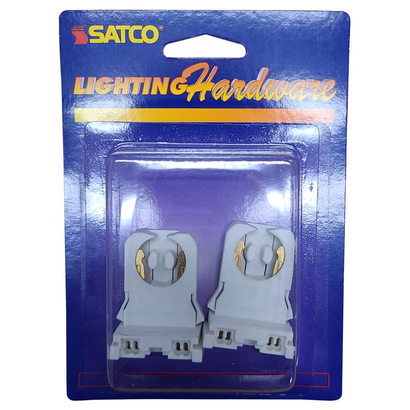 SATCO - Satco Plastic Fluorescent Lampholder 2 pk