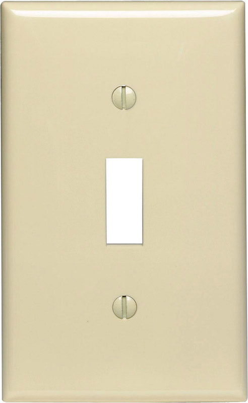 LEVITON - Leviton Ivory 1 gang Nylon Toggle Wall Plate 1 pk - Case of 20 [00PJ1-00I]