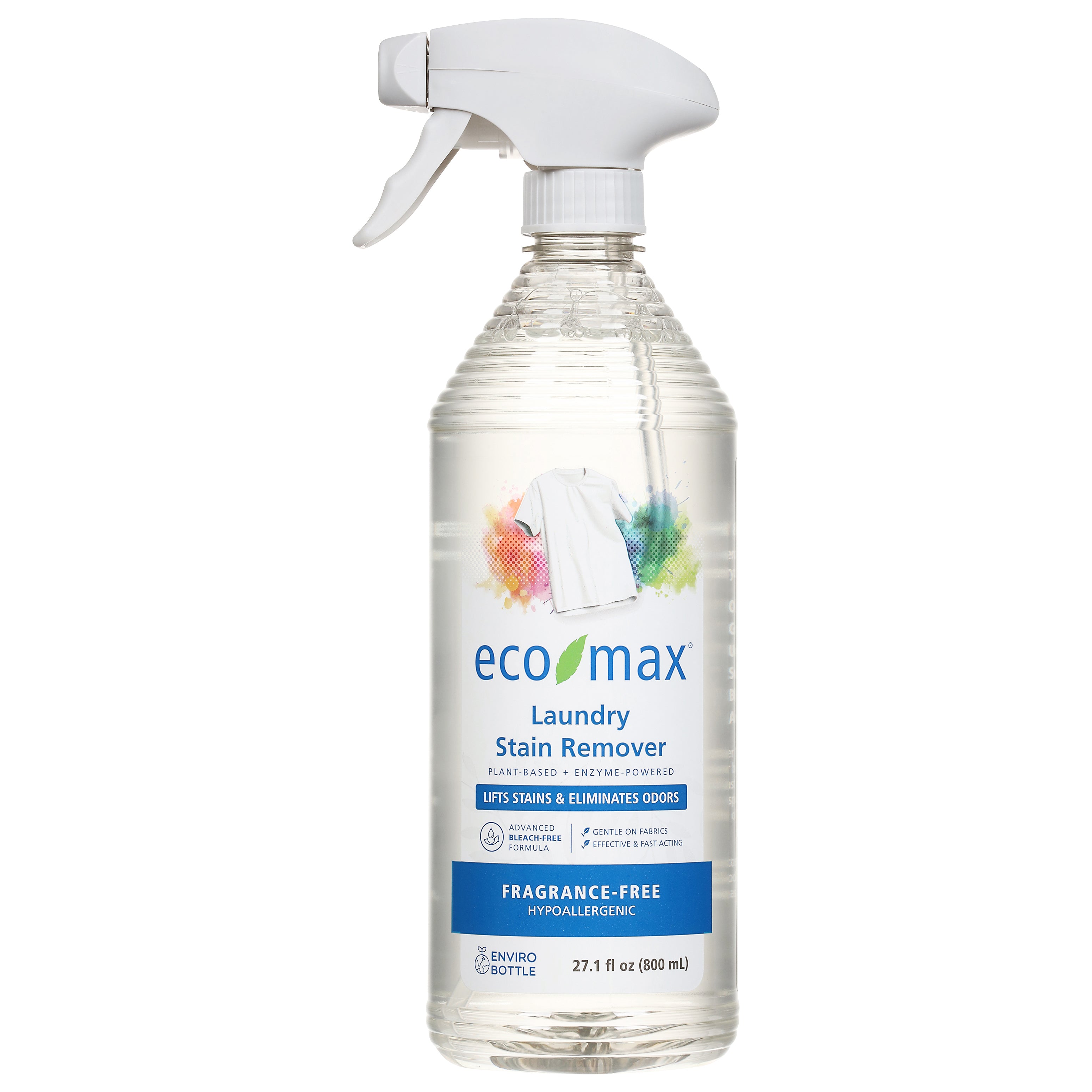 Eco-Max Fragrance-Free Laundry Stain Remover 27.1 fl oz - Case of 4