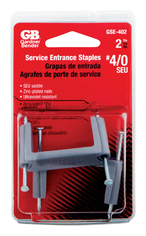 GARDNER BENDER - Gardner Bender 1-1/2 in. W Plastic Insulated Service Entrance Cable Strap 2 pk
