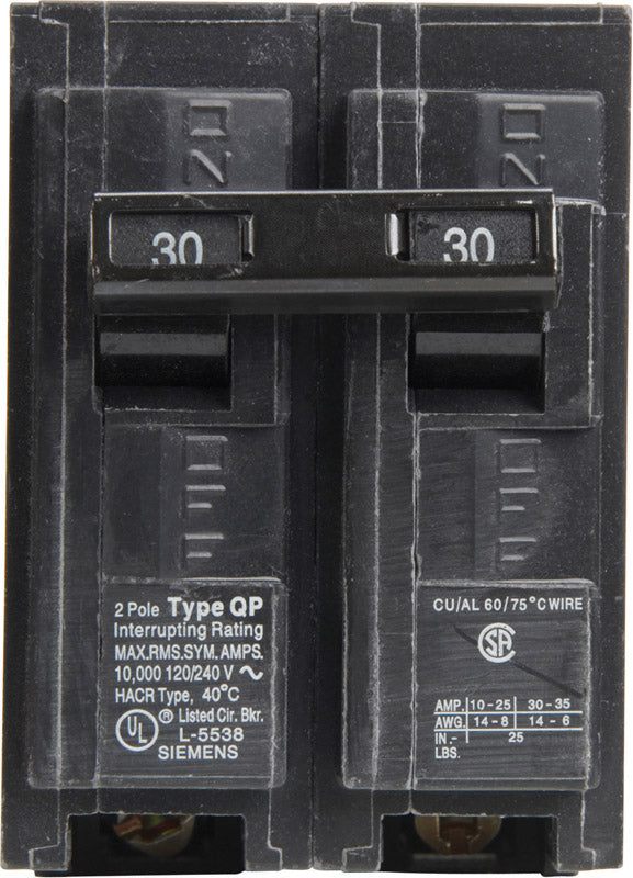 SIEMENS - Siemens 30 amps Standard 2-Pole Circuit Breaker [Q230]