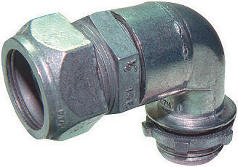 SIGMA ENGINEERED SOLUTIONS - Sigma Engineered Solutions 1/2 in. D Die-Cast Zinc 90 Degree Compression Connector For EMT 1 pk
