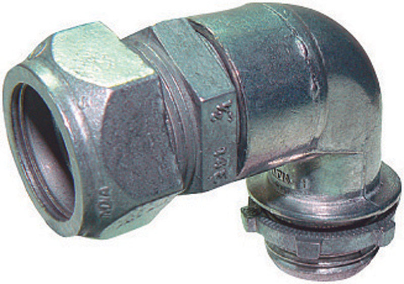SIGMA ENGINEERED SOLUTIONS - Sigma Engineered Solutions 3/4 in. D Die-Cast Zinc 90 Degree Compression Connector For EMT 1 pk