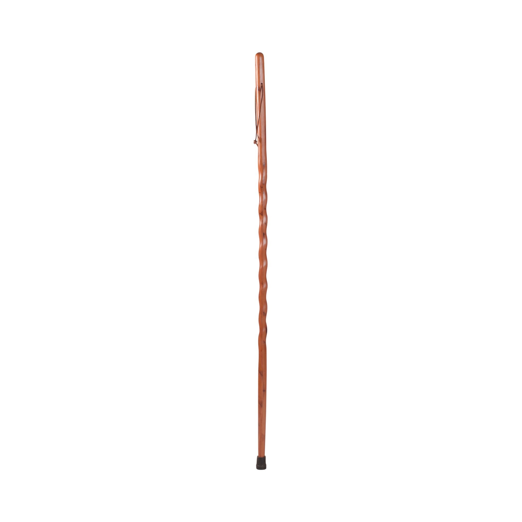 Mabis Healthcare - Walking Stick Brazos™ Twisted Wood 55 Inch Height Red Cedar [1/EA]