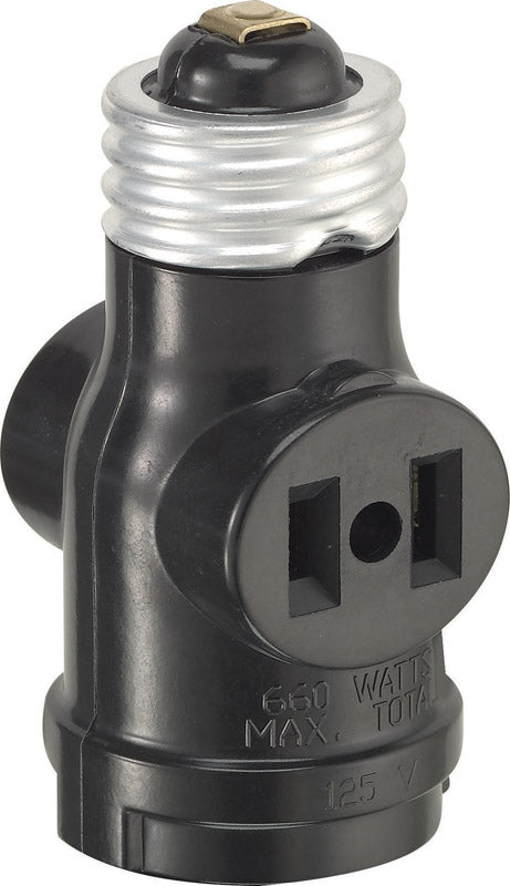 LEVITON - Leviton Plastic Medium Base Lampholder 1 pk - Case of 10 [01403-000]