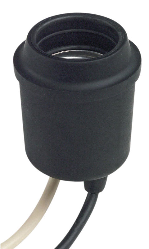 COOPER WIRING - Leviton Plastic Medium Base Single Circuit Socket 1 pk - Case of 25