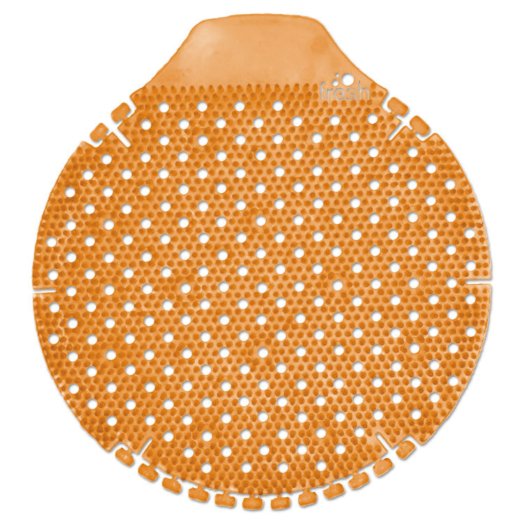 Fresh Products - Tidal Wave, Urinal Screens, Mango Scent, 0.42 oz, Orange, 6/Box