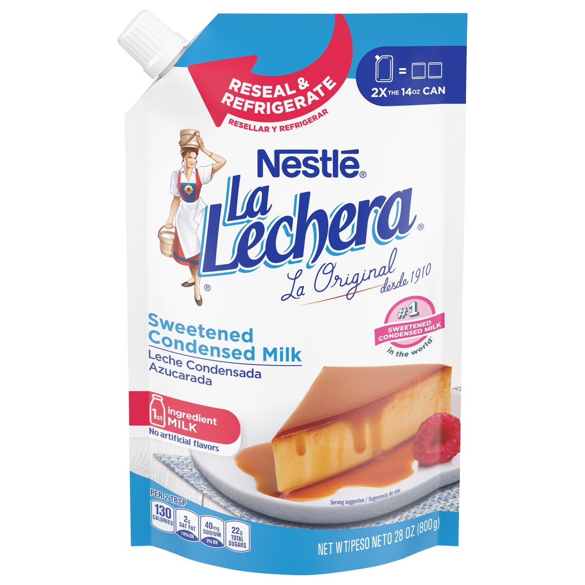 La Lechera Sweetened La Original Condensed Milk 28 oz - Case of 12