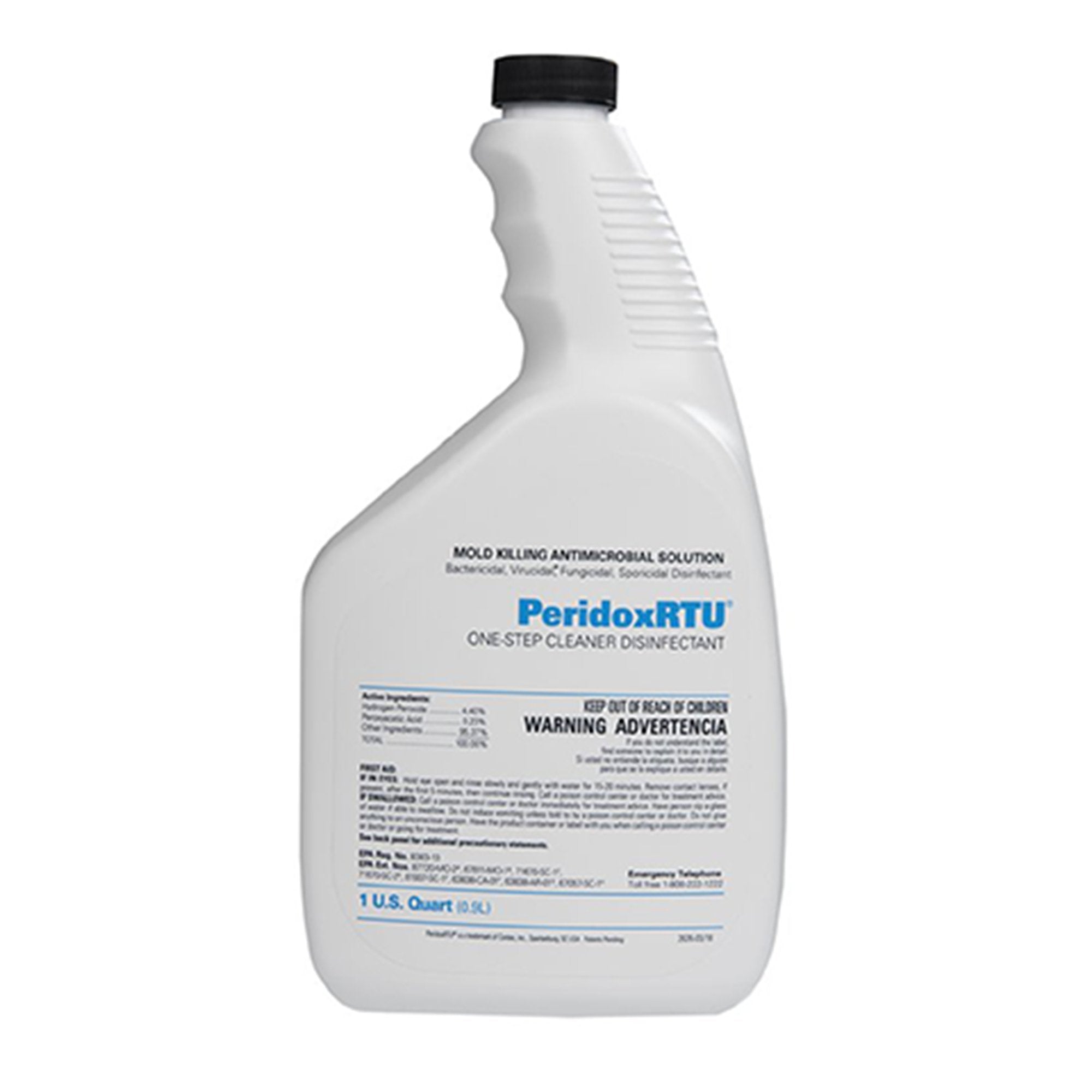 Fisher Scientific - PeridoxRTU™ Surface Disinfectant Cleaner Peroxide Based Manual Pour Liquid 32 oz. Bottle Vinegar Scent NonSterile [1/EA]