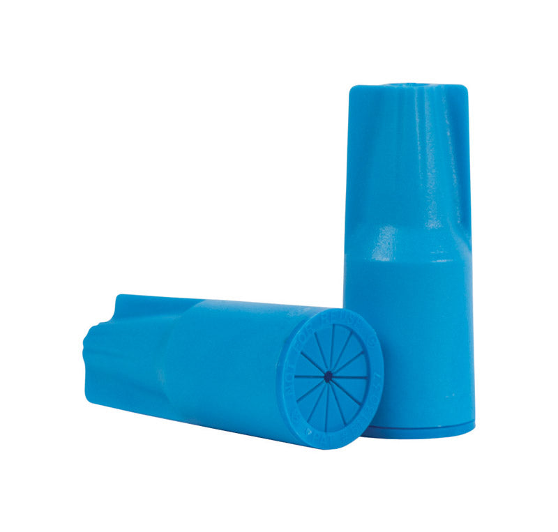 KING INNOVATION - King Innovation DryConn 22 to 8 AWG Insulated Underground Wire Connector Blue 10 pk
