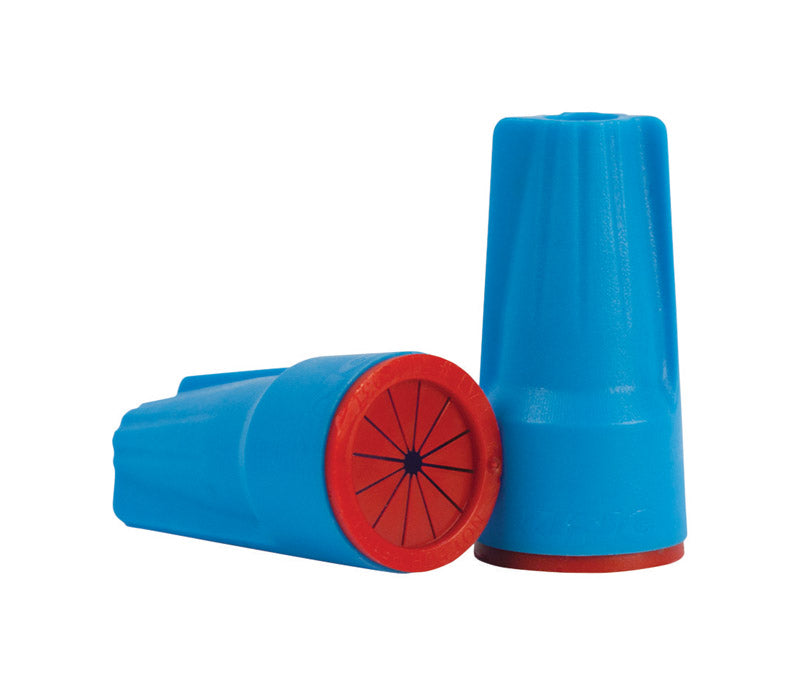 KING INNOVATION - King Innovation DryConn 22-8 AWG Copper Wire Waterproof Wire Connector Aqua/Red 20 pk