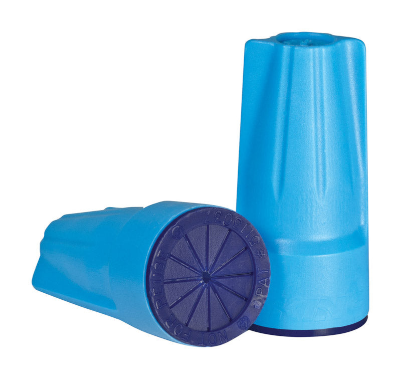 KING INNOVATION - King Innovation DryConn 14-6 AWG Copper Wire Waterproof Wire Connector Aqua/Blue 3 pk