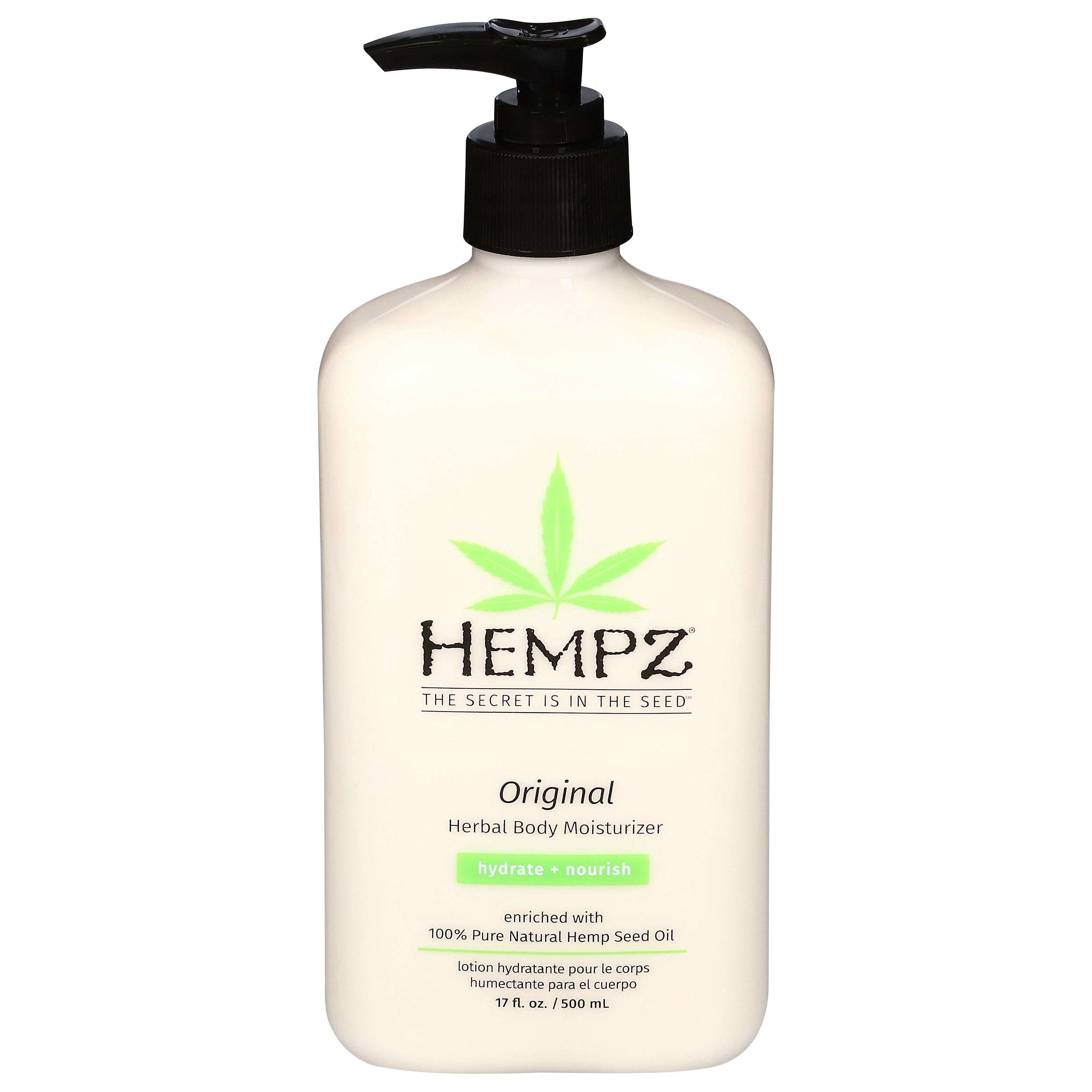Hempz Herbal Original Body Moisturizer 17 fl oz - Case of 1