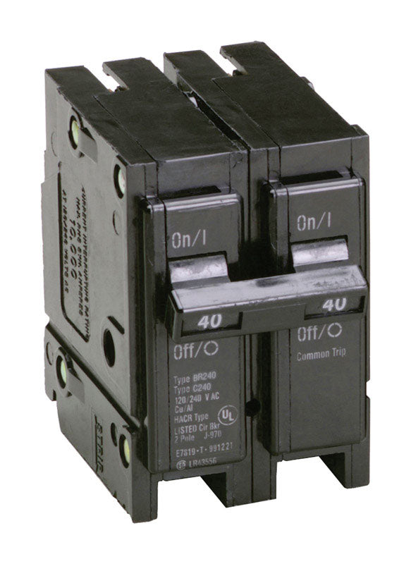 CUTLER HAMMER - Eaton Cutler-Hammer 40 amps Plug In 2-Pole Circuit Breaker [BR240]