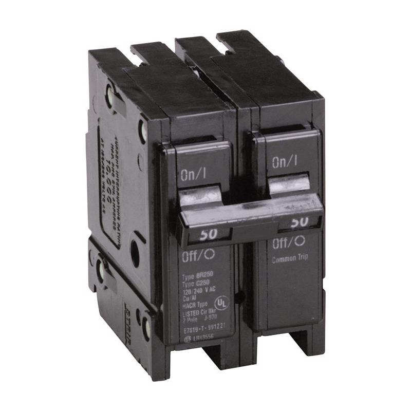 CUTLER HAMMER - Eaton Cutler-Hammer 50 amps Plug In 2-Pole Circuit Breaker [BR250]