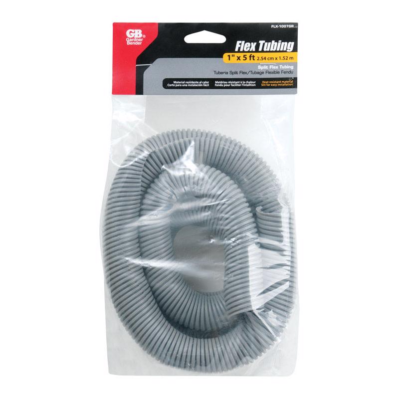 GARDNER BENDER - Gardner Bender 5 ft. L Gray Polyethylene Flex Tube
