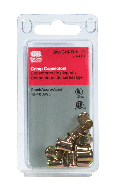 GARDNER BENDER - Gardner Bender 18-10 Ga. Insulated Wire Crimp Connectors Gold 12 pk