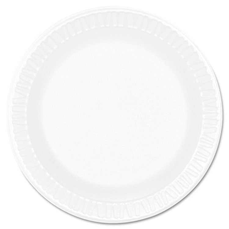 Dart - Concorde Foam Plate, 6" dia, White, 1,000/Carton
