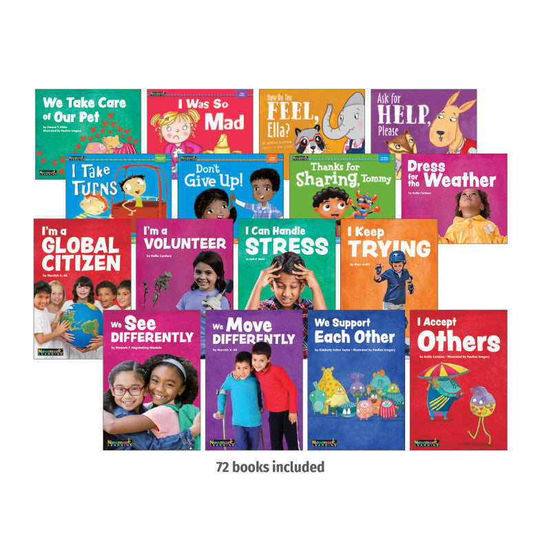 NEWMARK LEARNING - MySELF Complete Single-Copy Small Book, Set of 72 Titles, Grades PK-2