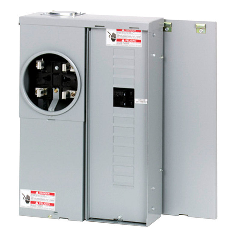 EATON - Eaton 100 amps 120/240 V 12 space 24 circuits Surface Mount Meter Breaker Load Center