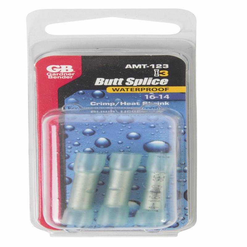 GARDNER BENDER - Gardner Bender Xtreme 16-14 Ga. Insulated Wire Butt Splice Blue 3 pk
