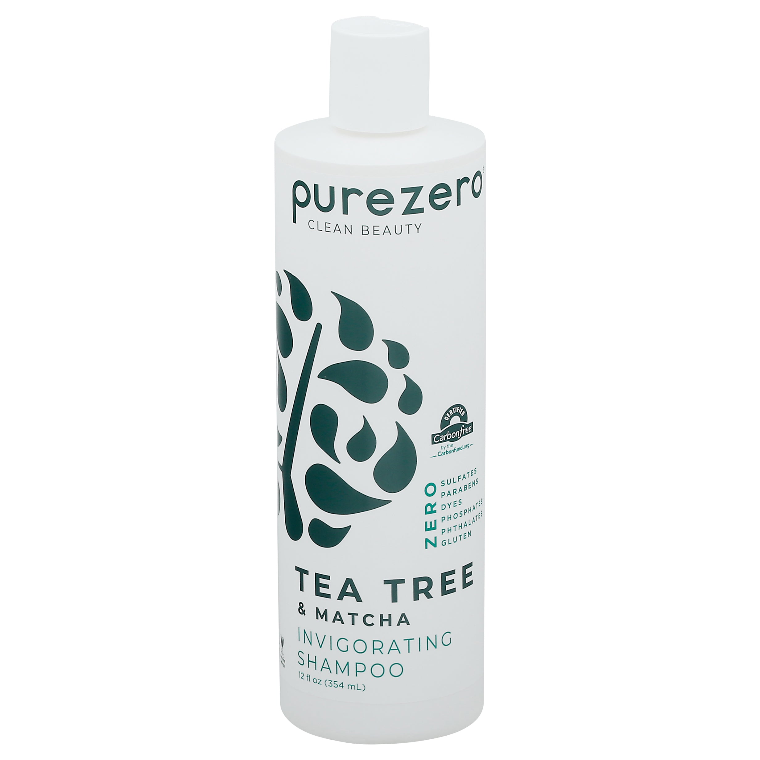 Purezero  Invigorating Tea Tree & Matcha Shampoo 12 fl oz - Case of 1