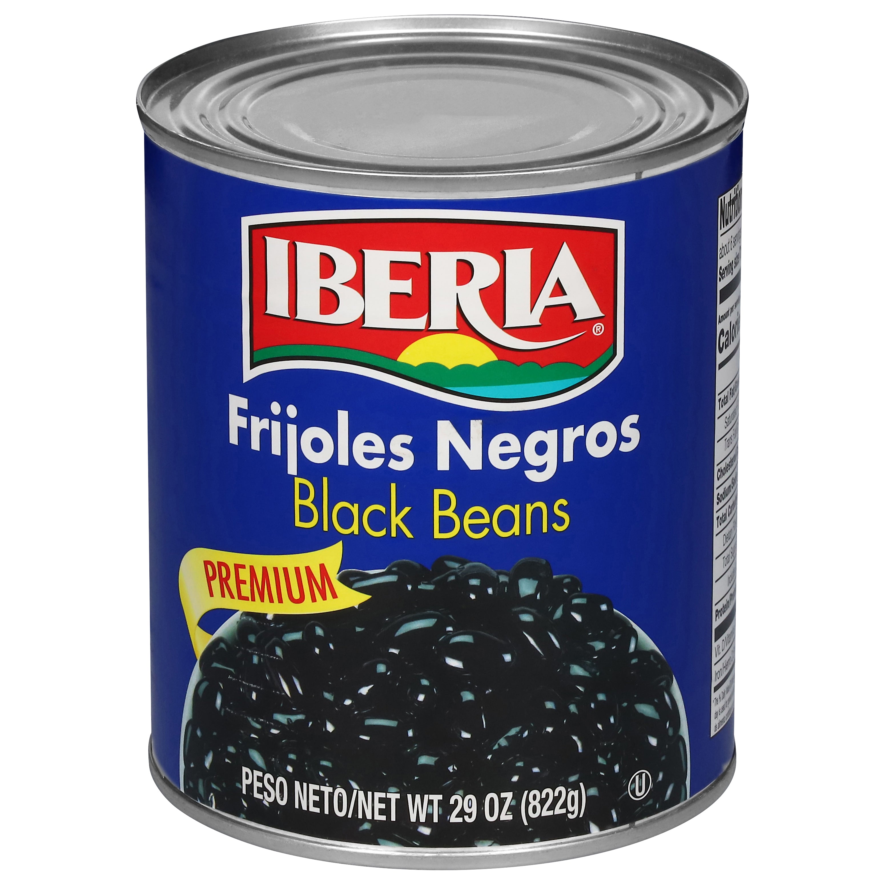Iberia Premium Black Beans 29 oz - Case of 12