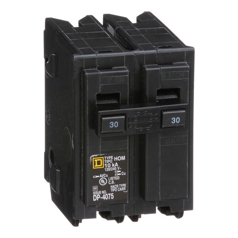 SQUARE D - Square D HomeLine 30 amps Surge 2-Pole Circuit Breaker [HOM230C]