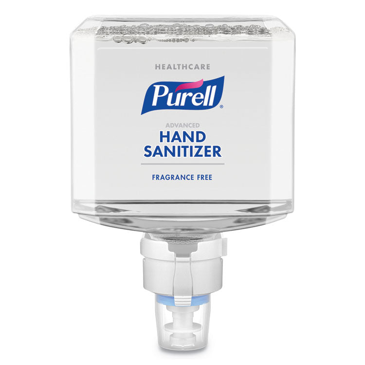 PURELL - Healthcare Advanced Gentle/Free Foam Hand Sanitizer, 1,200 mL Refill, Fragrance-Free, For ES8 Dispensers, 2/Carton